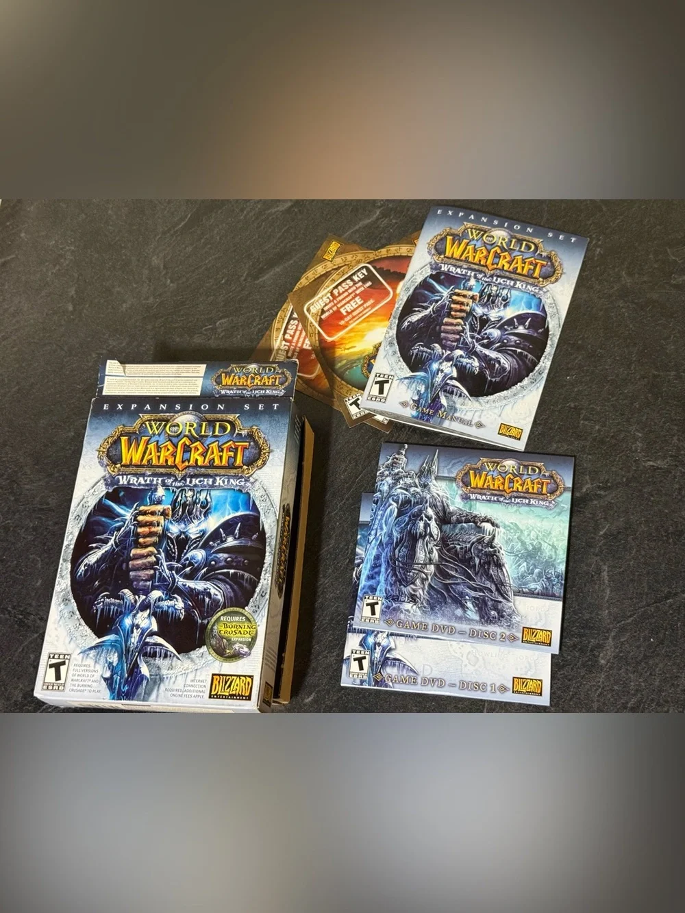 World Of Warcraft 3 Expansion Sets Burning Crusade Wrath Of Lich King Cataclysm